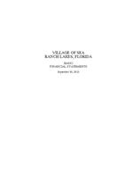Village of Sea Ranch Lakes, Florida : Basic financial statements (2012)